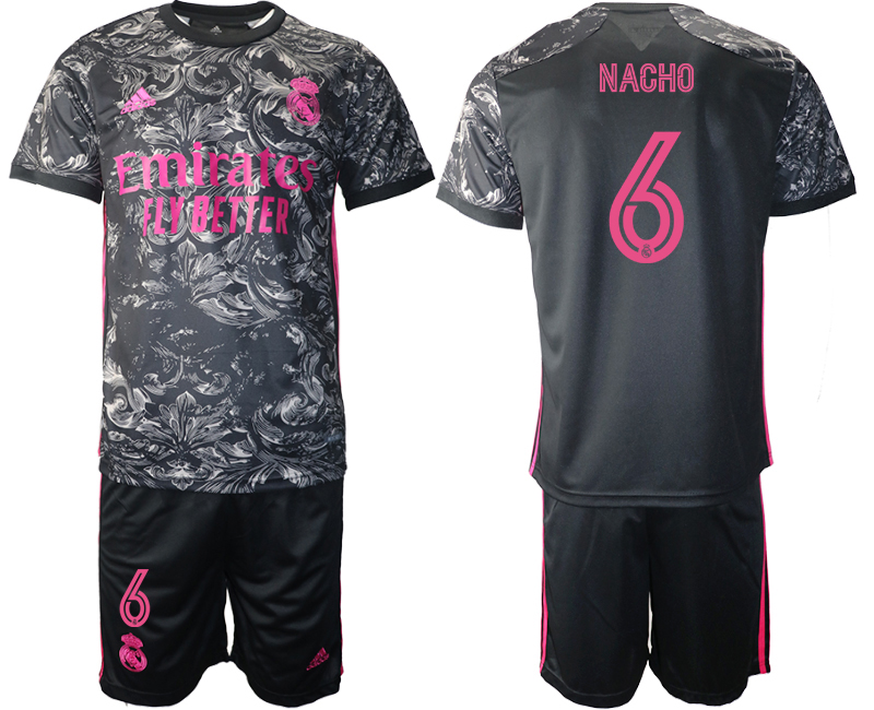 2021 Men Real Madrid away #6 soccer jerseys